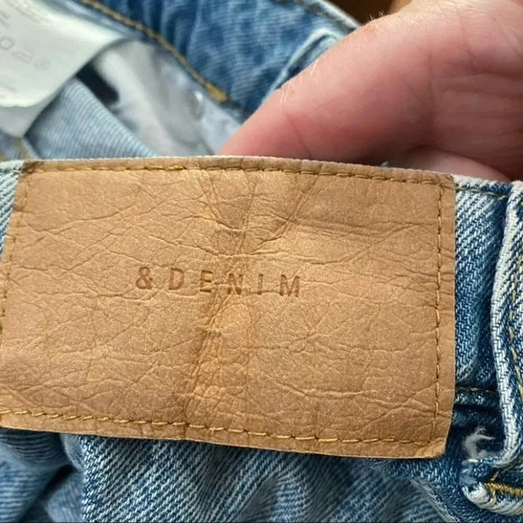 & Denim 2 distressed ripped loose‎ mom jeans grunge - Picture 6 of 7